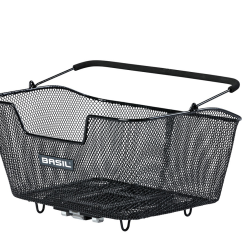 Basil Basis MIK Cykelkurv Til Bag I Sort