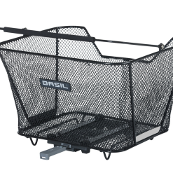 Basil Lesto MIK Cykelkurv Til Bag I Sort