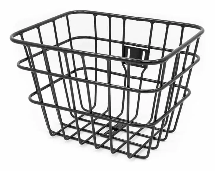 Bike Attitude Cykelkurv Aluminium Blank Sort Inkl. Tilbehør 1 Bike Attitude Cykelkurv Aluminium Blank Sort Inkl. Tilbehør