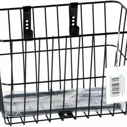 BIKE ATTITUDE Kurv For Fastmontering Sort M/Kroge Og Stivere(M)35.5x24x23cm