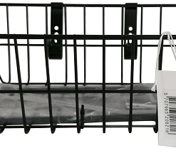 BIKE ATTITUDE Kurv For Fastmontering Sort M/Kroge Og Stivere(L)38x25,8x13