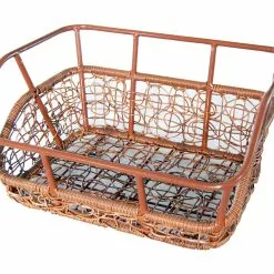 BIKE ATTITUDE Cykelkurv For Nest Brun Med Indfarvet Brun Alu Top M/beslag