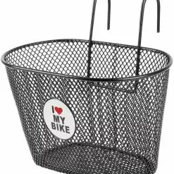 ECykelhjelm.dk Sort Cykelkurv Til Børn - I Love My Bike