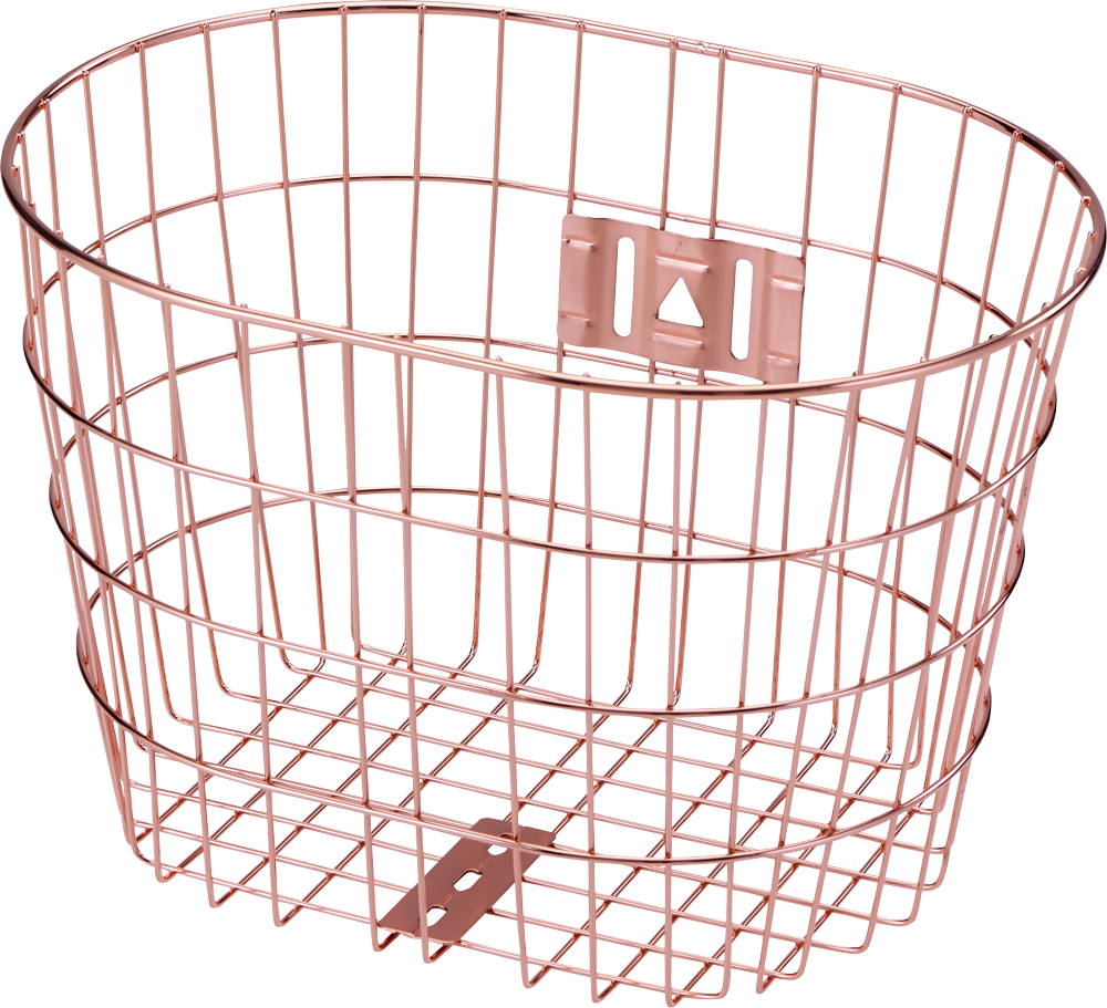 ECykelhjelm.dk Kobberfarvet Norden Front Cykelkurv 1 ECykelhjelm.dk Kobberfarvet Norden Front Cykelkurv