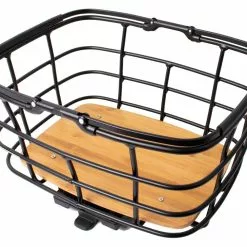ATRAN VELO Kurv Atran Duo L AVS Sort M/bambus Bund 44x26x36 Vol.27L