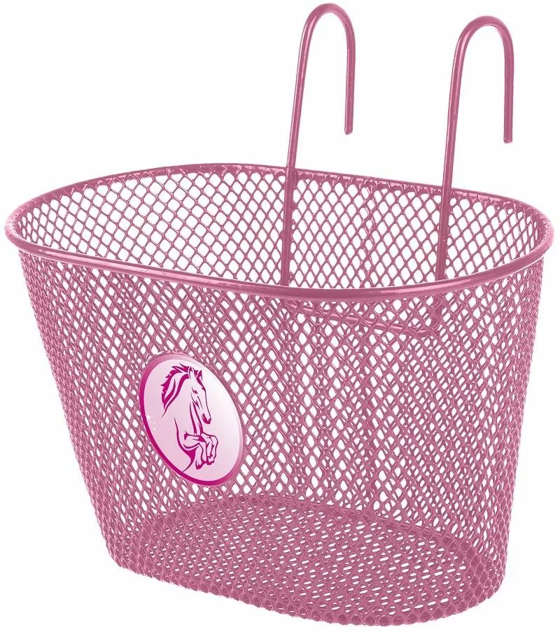 ECykelhjelm.dk Lyserød Cykelkurv Til Børn 1 ECykelhjelm.dk Lyserød Cykelkurv Til Børn
