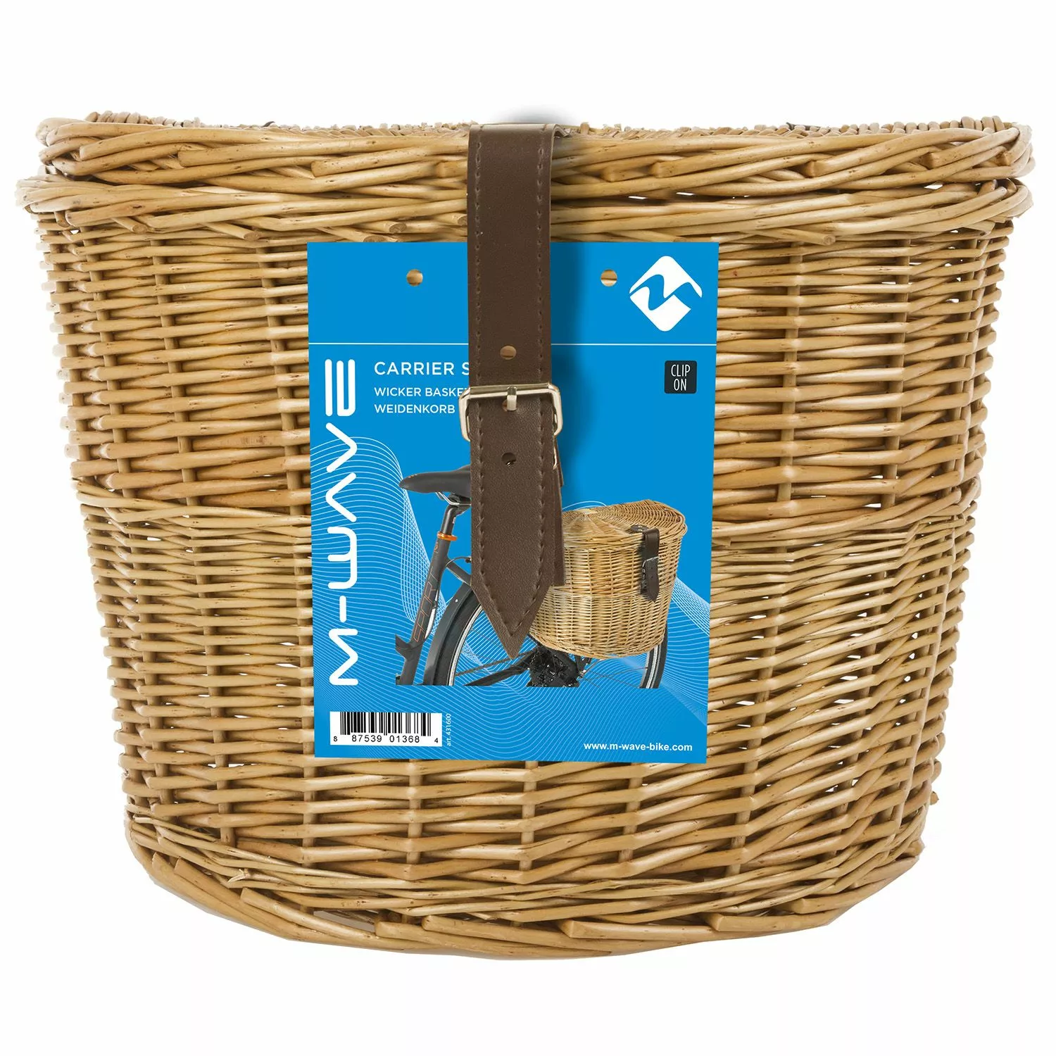 M-Wave M Wave Sidekurv Cykelkurv. Brun, 39 X 26,5 X 29 Cm. Inkl Beslag 2 M-Wave M Wave Sidekurv Cykelkurv. Brun, 39 X 26,5 X 29 Cm. Inkl Beslag - Billede 2