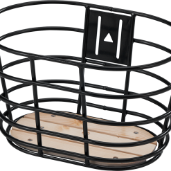 Sort Norden Alu Cykelkurv M/træbund 28"