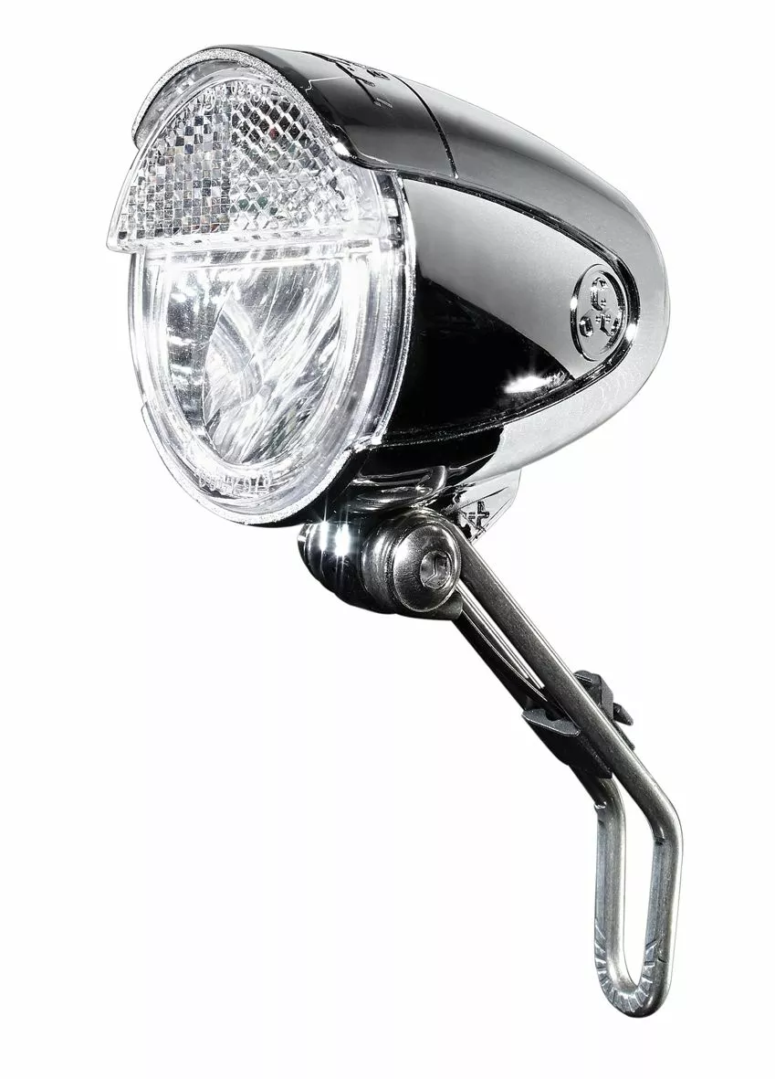 Trelock Forlygte Dynamo LS 583 Retro Sølv 1 Trelock Forlygte Dynamo LS 583 Retro Sølv